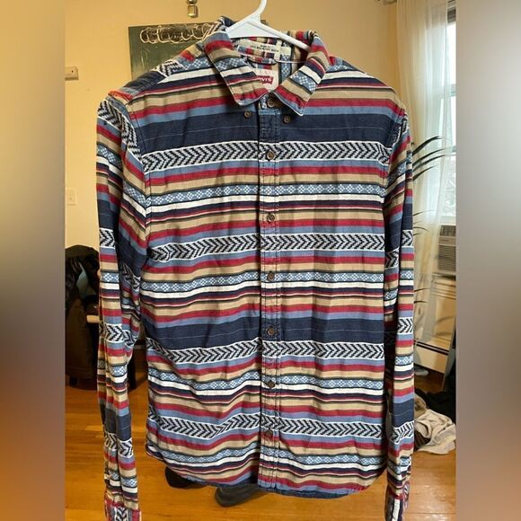 Levi’s Colorful Long Sleeve Shirt Men’s - Picture 7 of 13